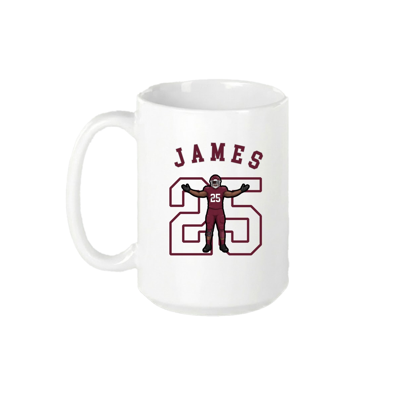 15oz Coffee Mug — Shirsey Arch in White