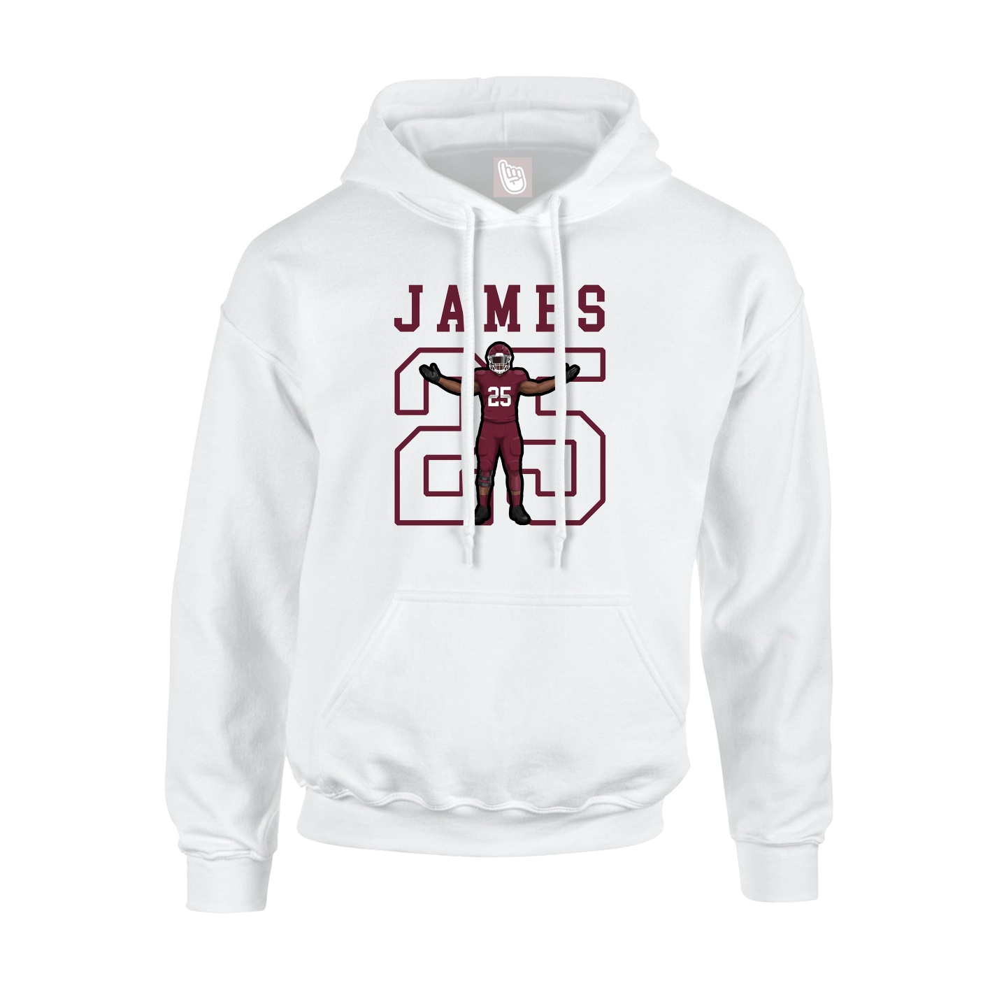Hoodie — Shirsey in White