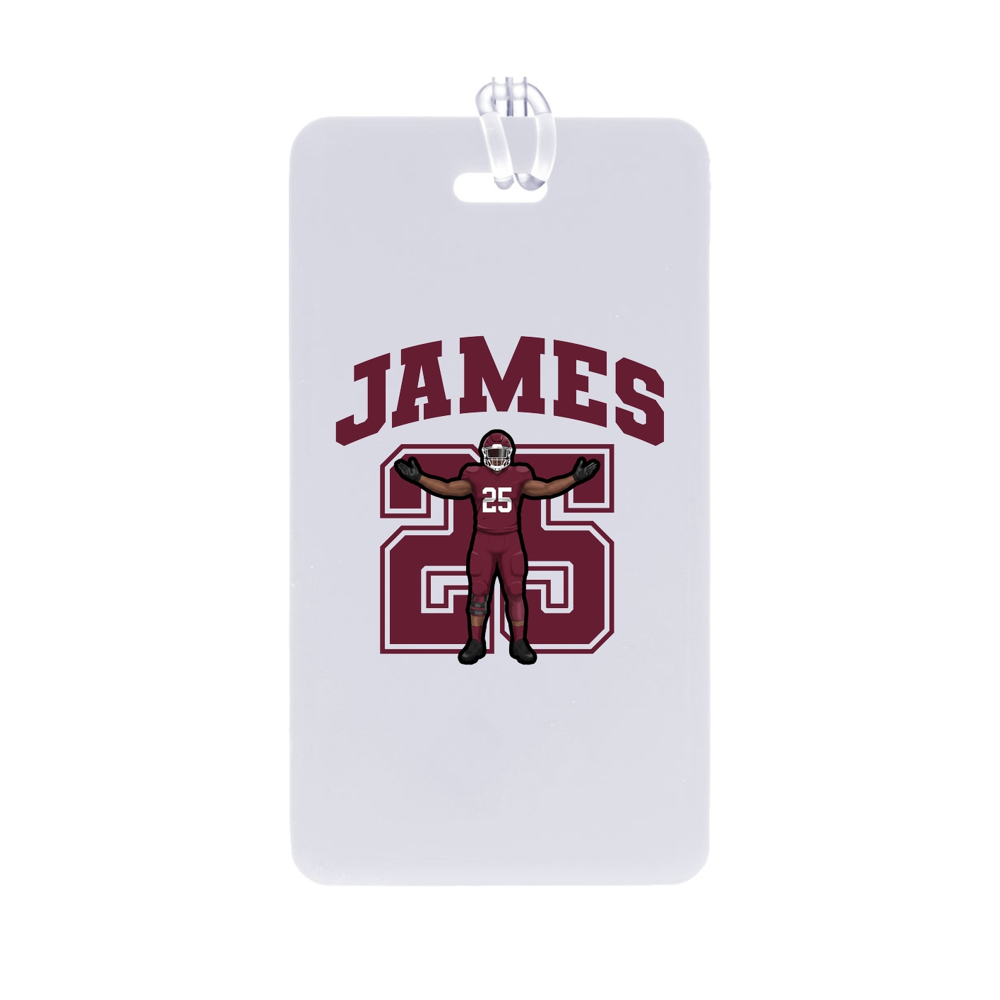 Bag Tag — Number in Classic