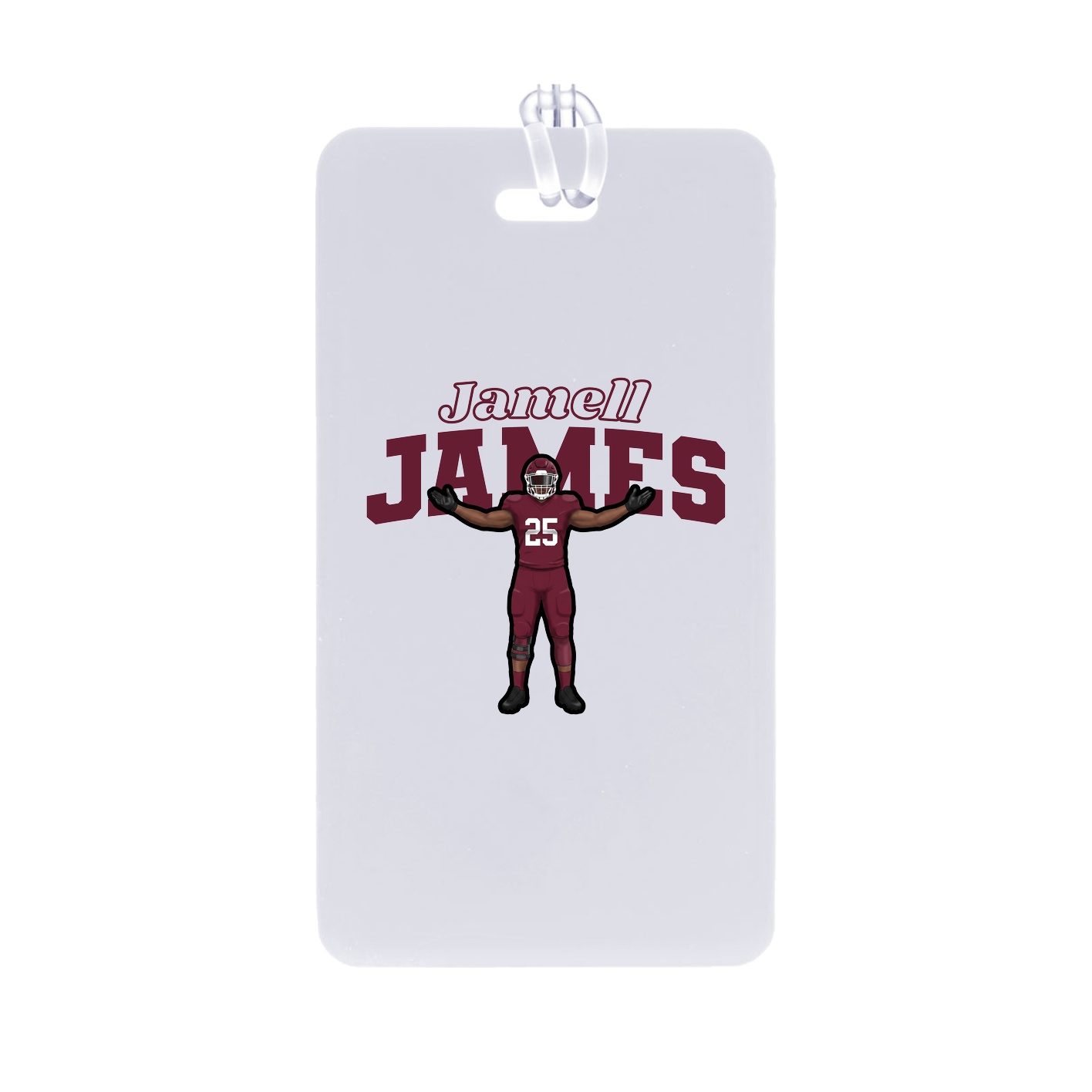 Bag Tag — Name Arch in Classic