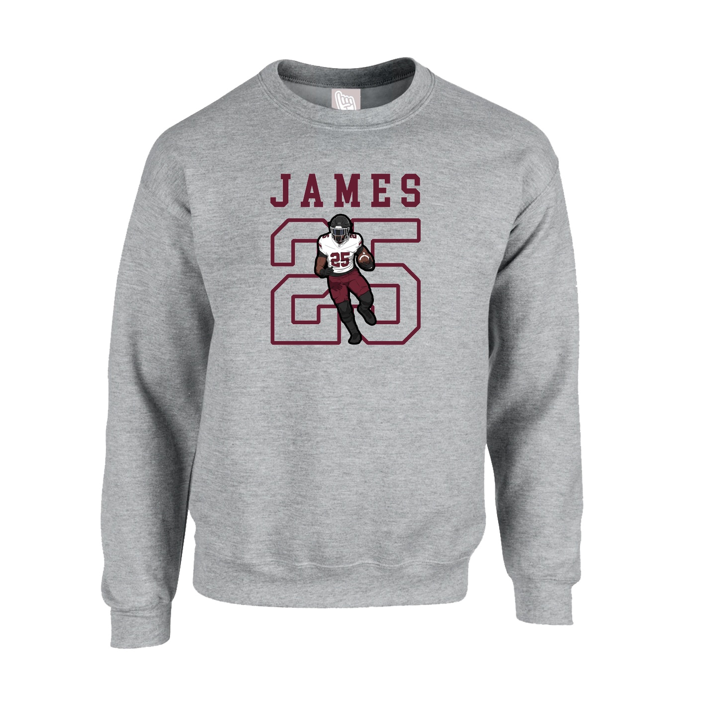 Fleece Crew — Shirsey in Grey