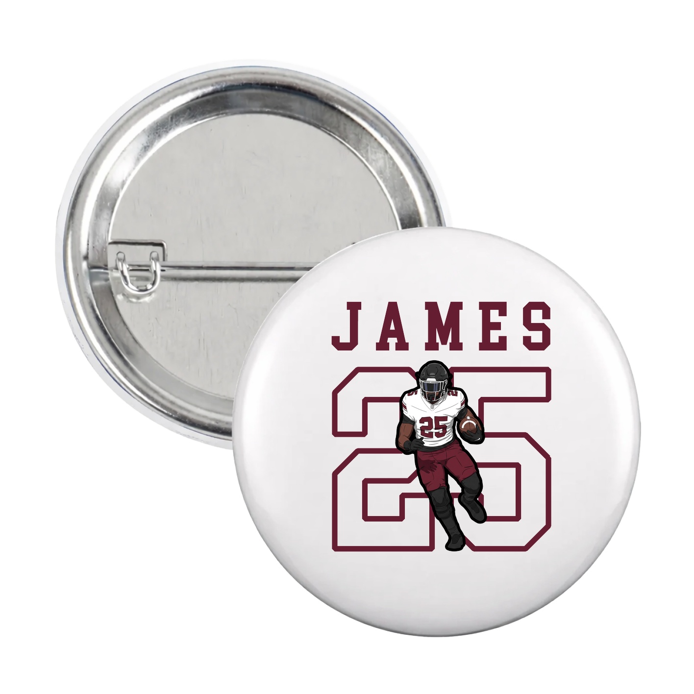 Game Day Button — Shirsey in White