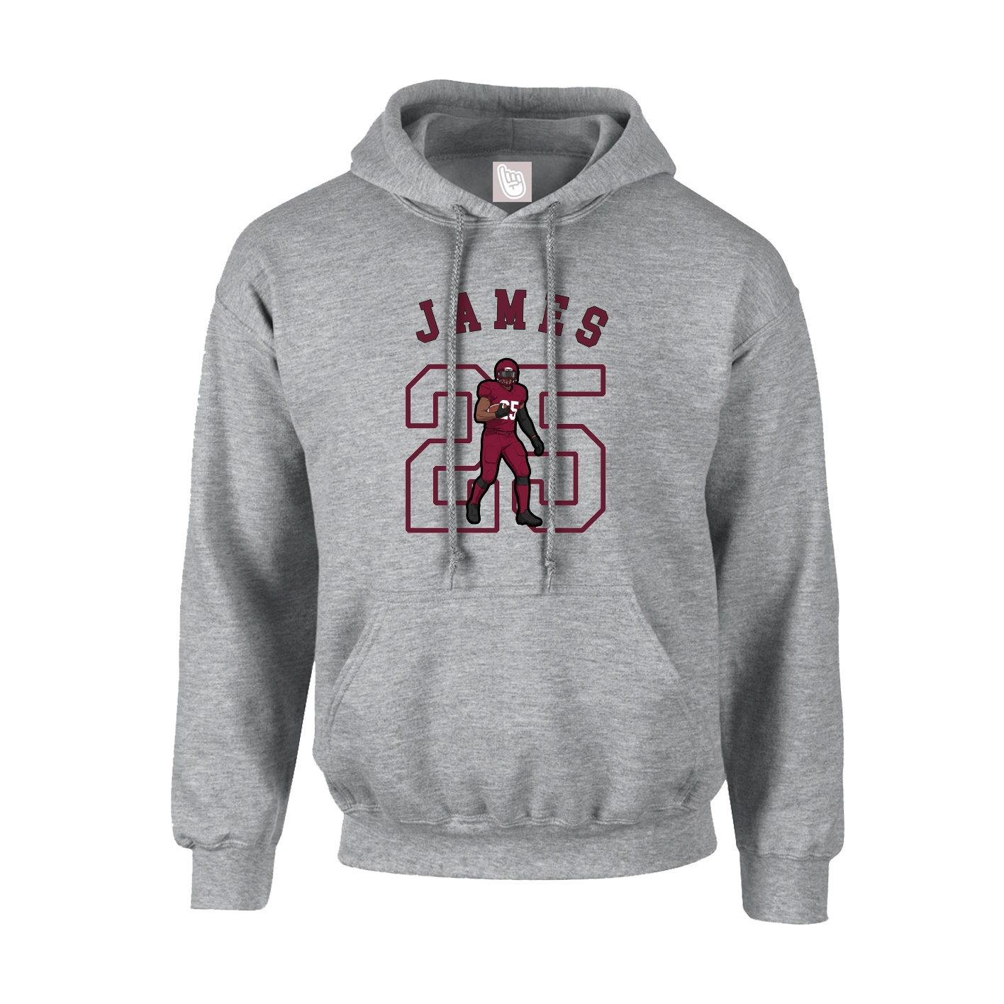 Youth Hoodie — Shirsey Arch in Grey