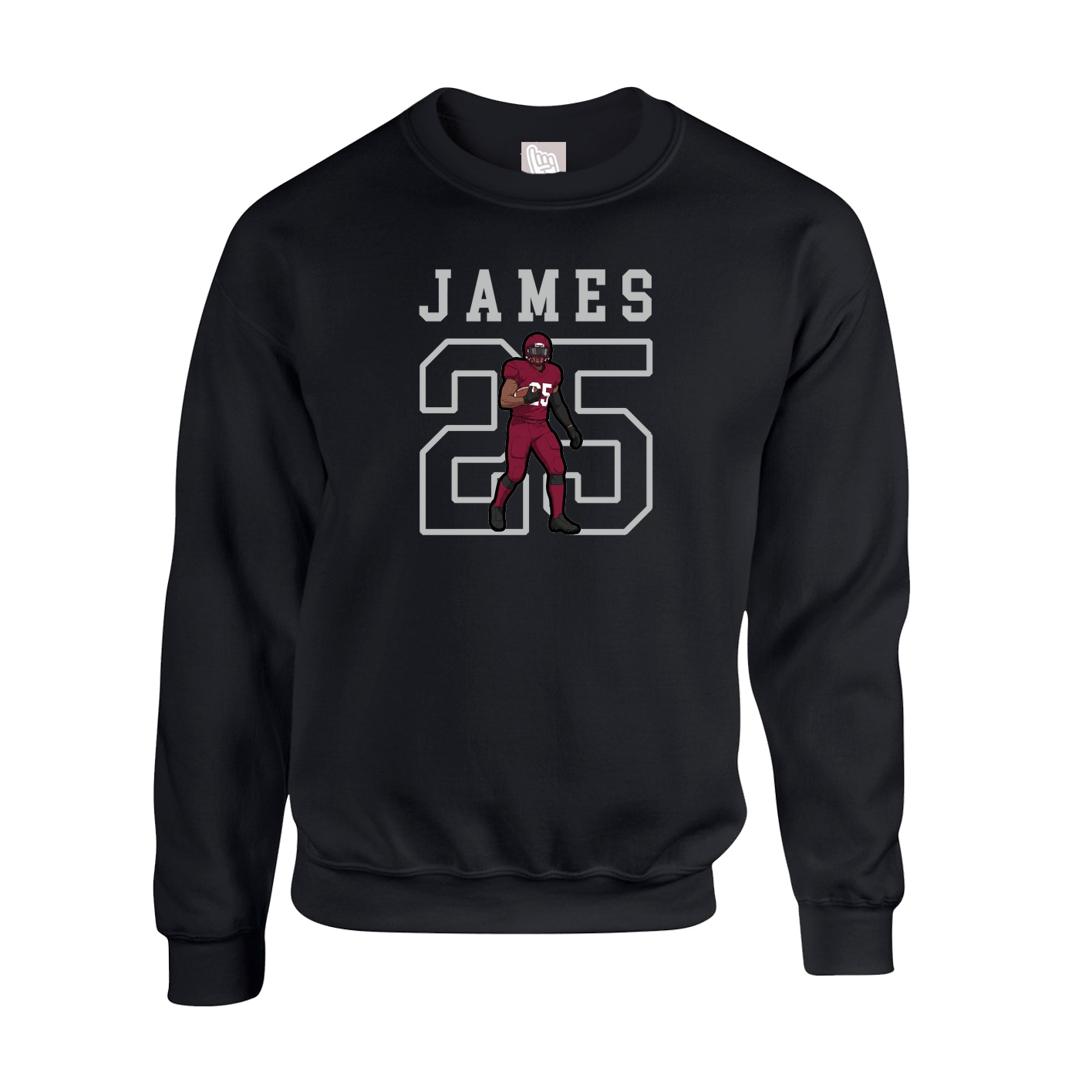 Fleece Crew — Shirsey in Black