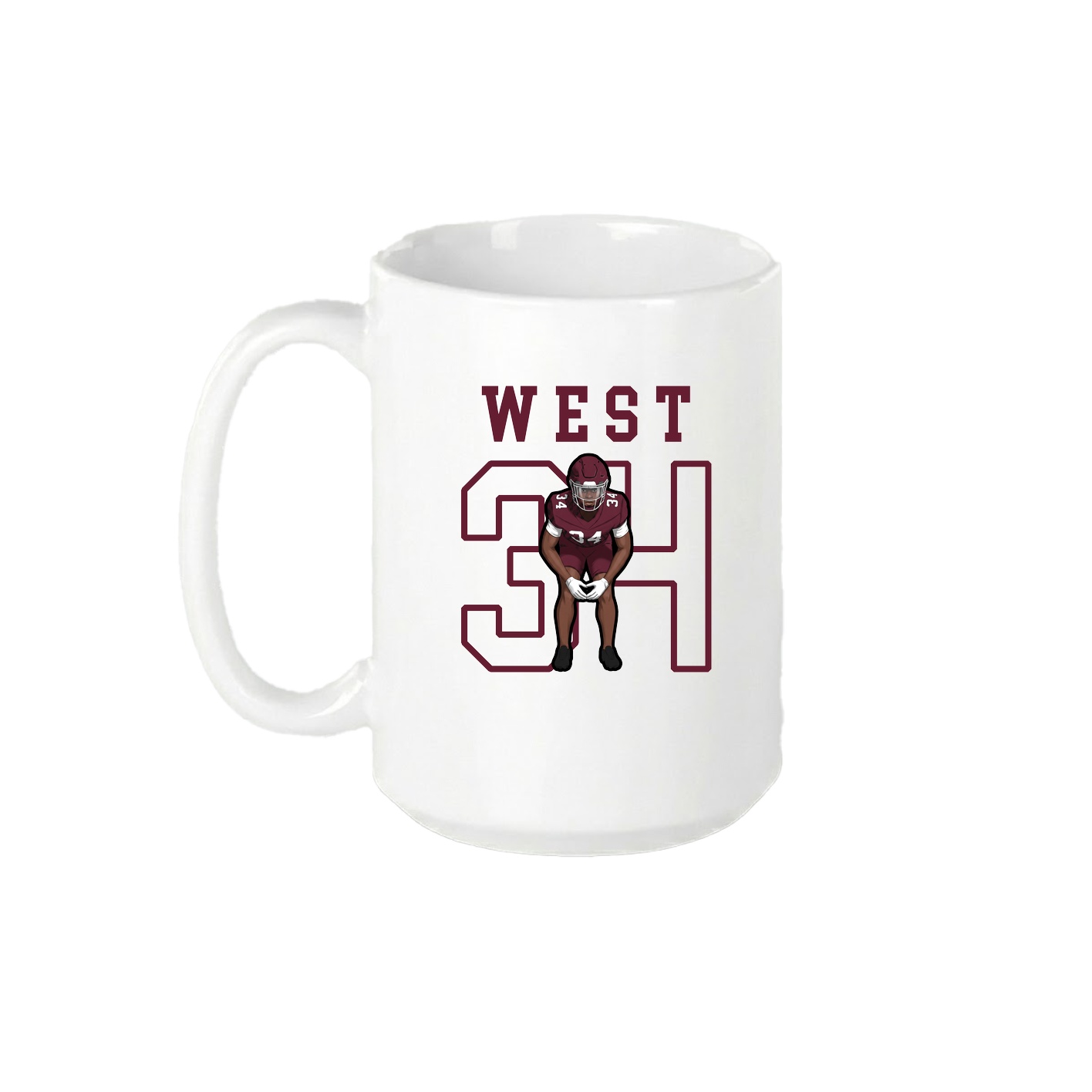 15oz Coffee Mug — Shirsey in White