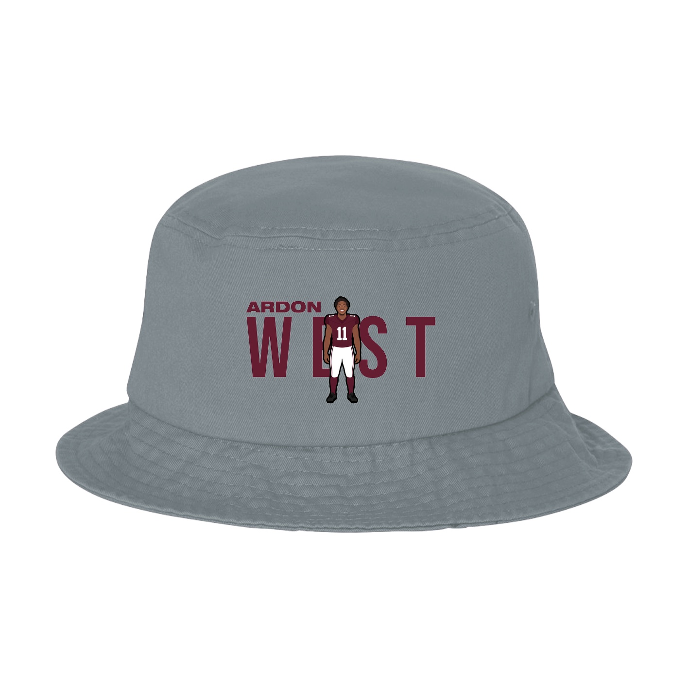 Bucket Cap — Player Name in Grey