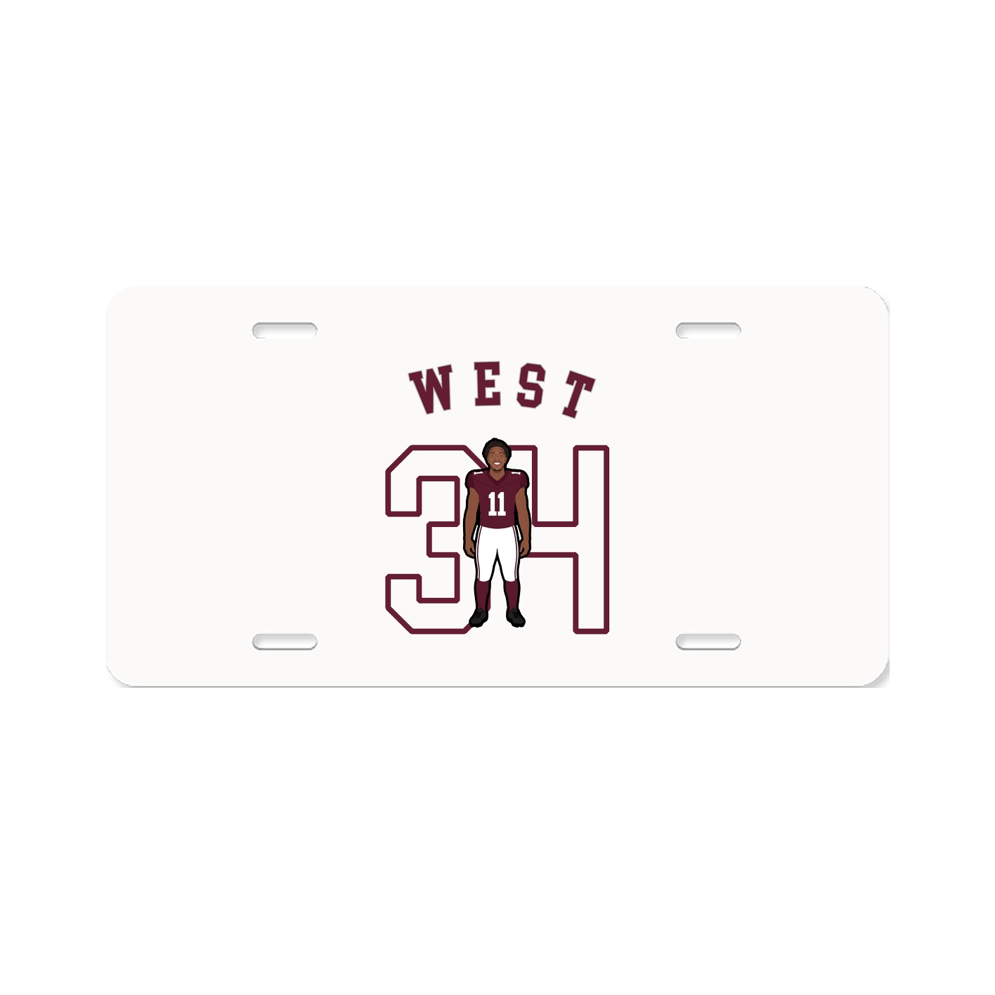 License Plate — Shirsey Arch in Classic