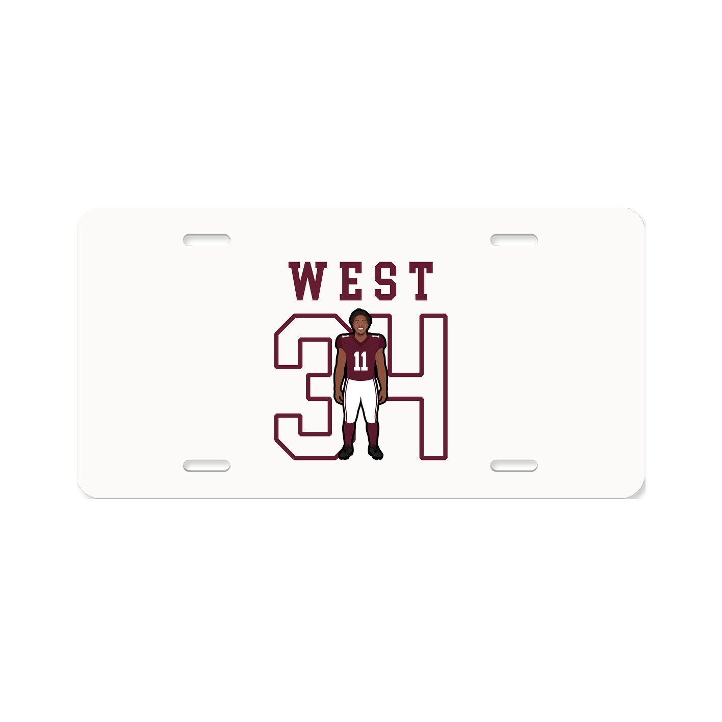 License Plate — Shirsey in Classic