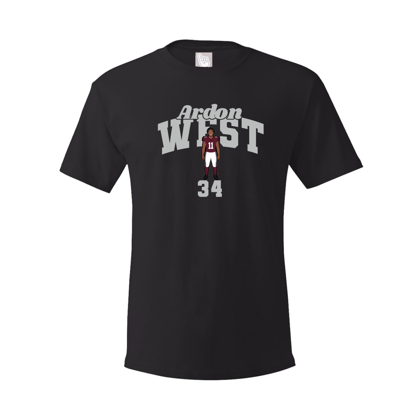 Tee — Signature Arch in Black
