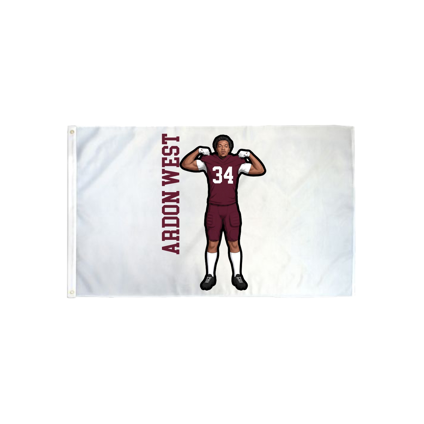 3x5 Flag — Name Vertical in Classic
