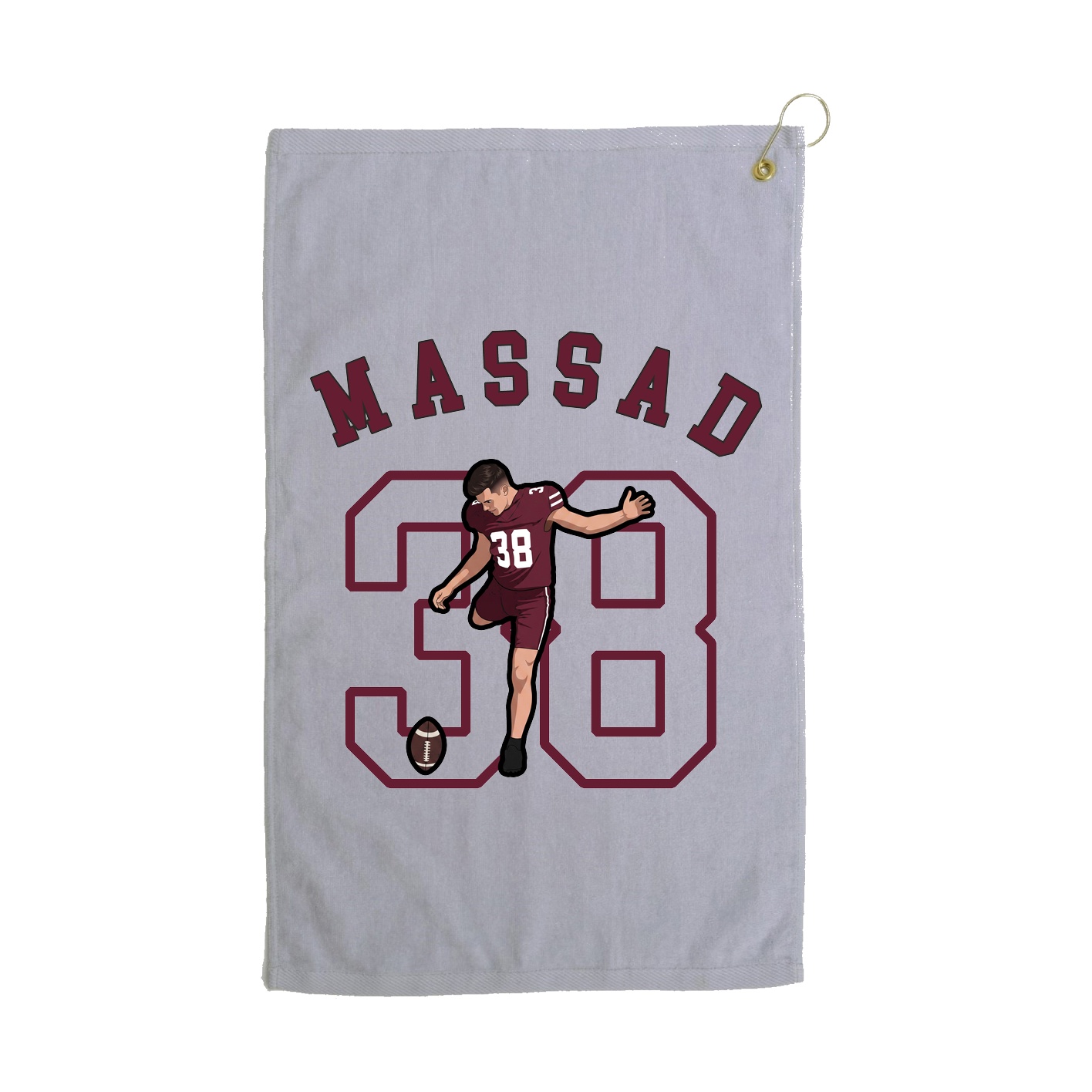 Golf Towel — Shirsey Arch in Grey