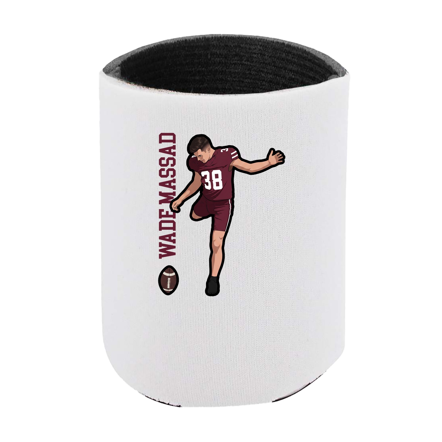 Can Holder — Name Vertical in White