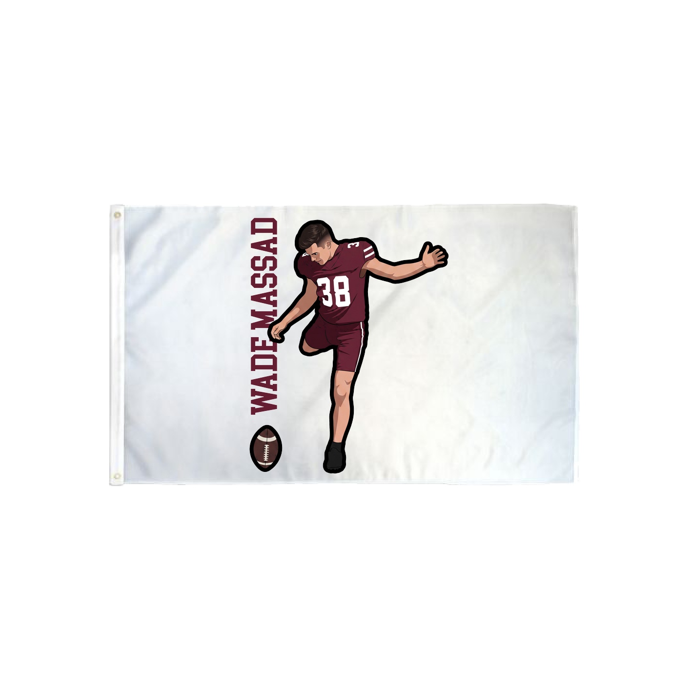 3x5 Flag — Name Vertical in Classic