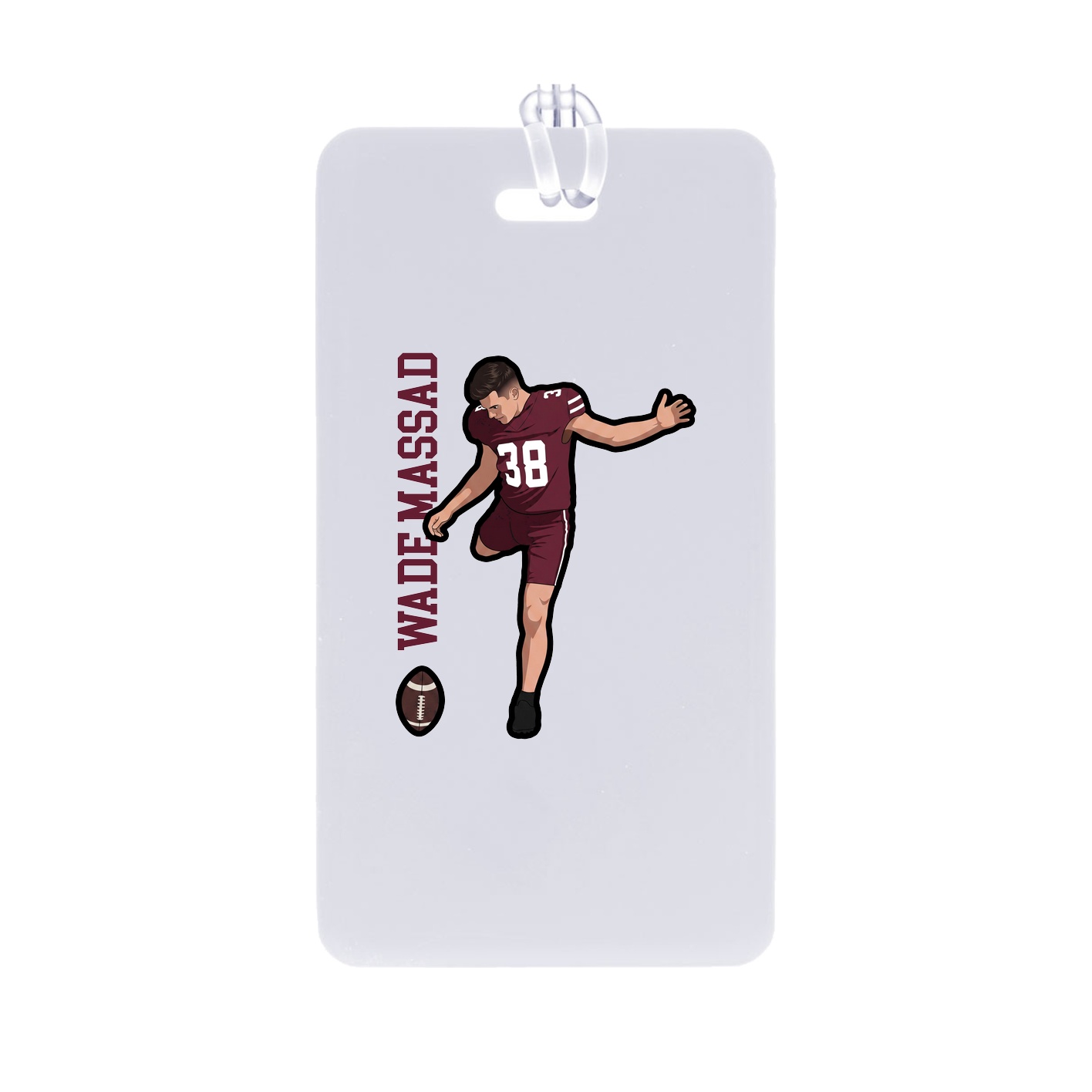 Bag Tag — Name Vertical in Classic
