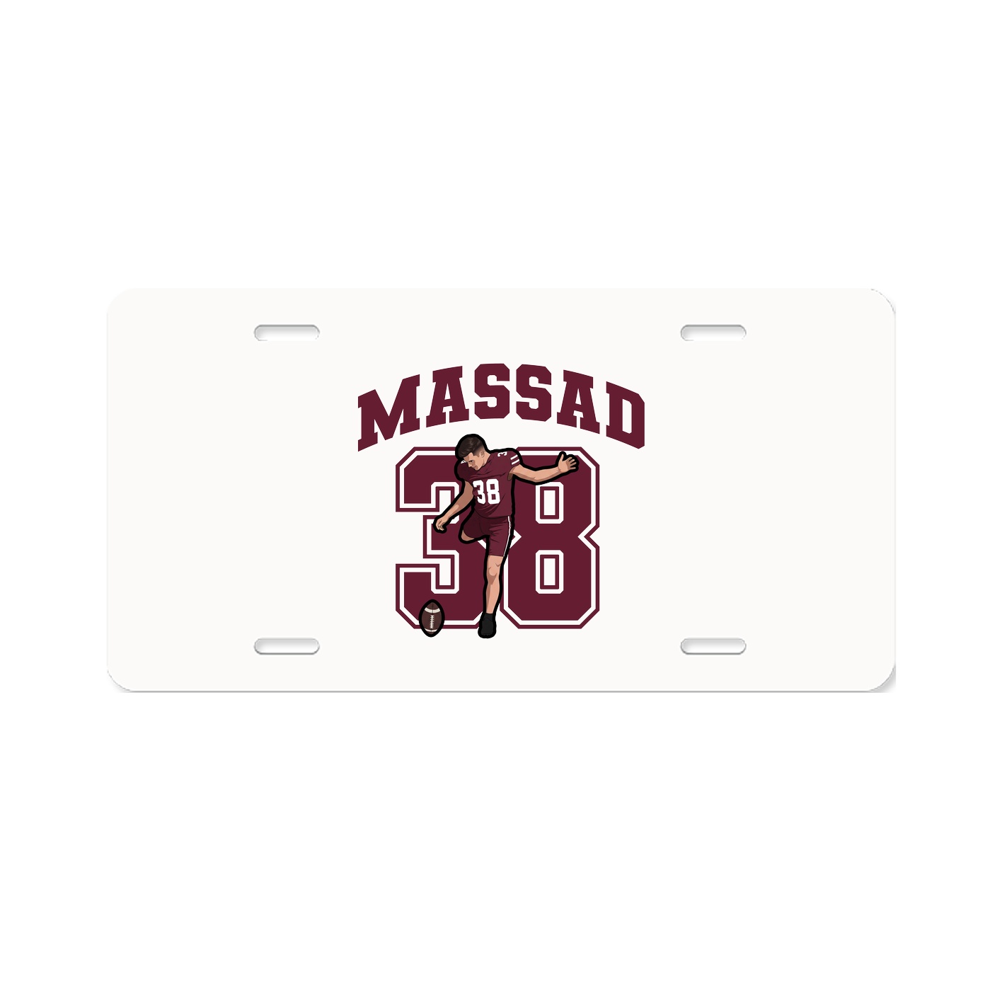 License Plate — Number in Classic