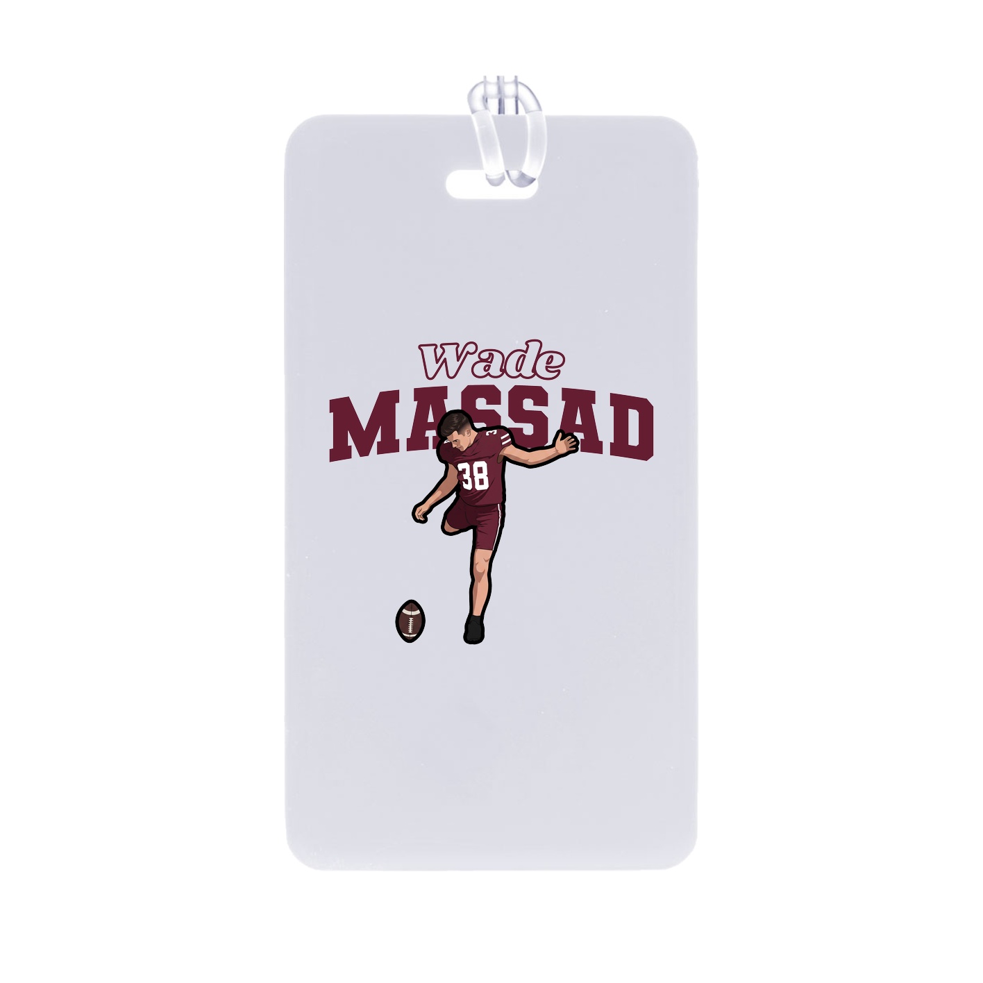 Bag Tag — Name Arch in Classic