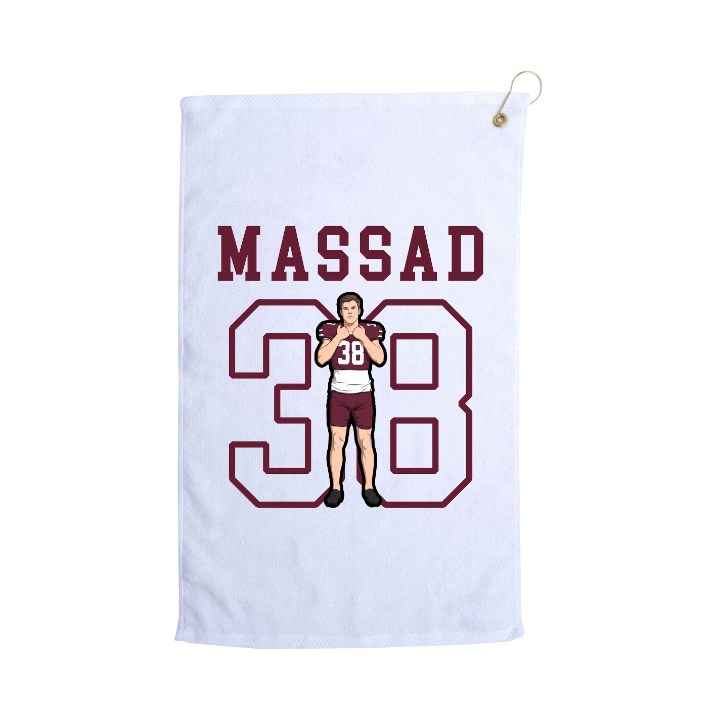 Golf Towel — Shirsey in White