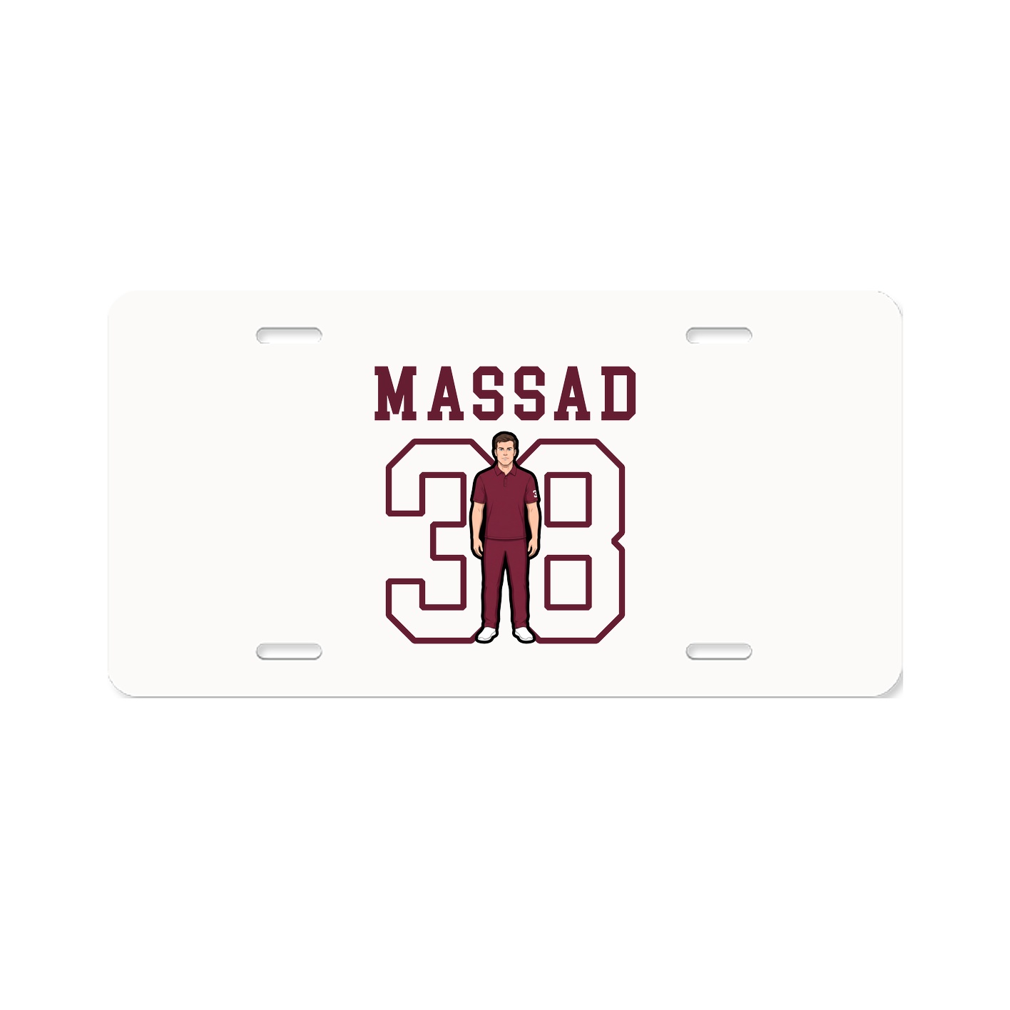 License Plate — Shirsey in Classic