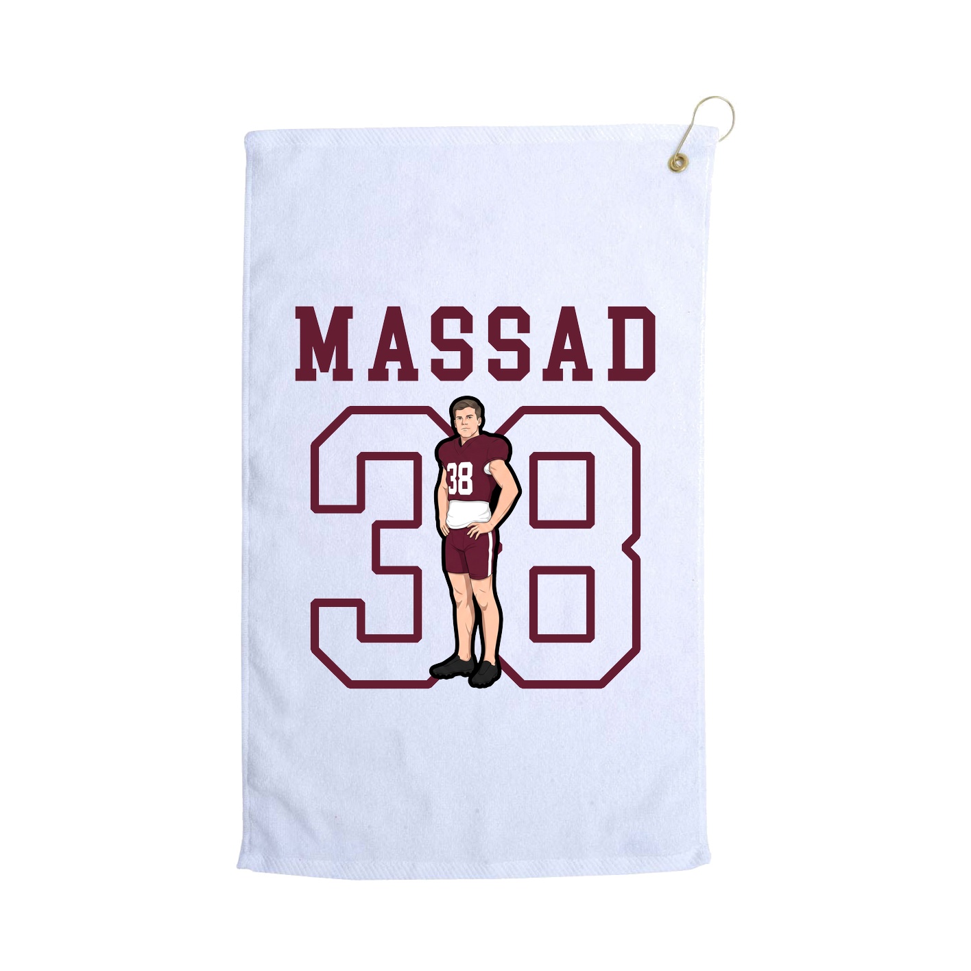 Golf Towel — Shirsey in White