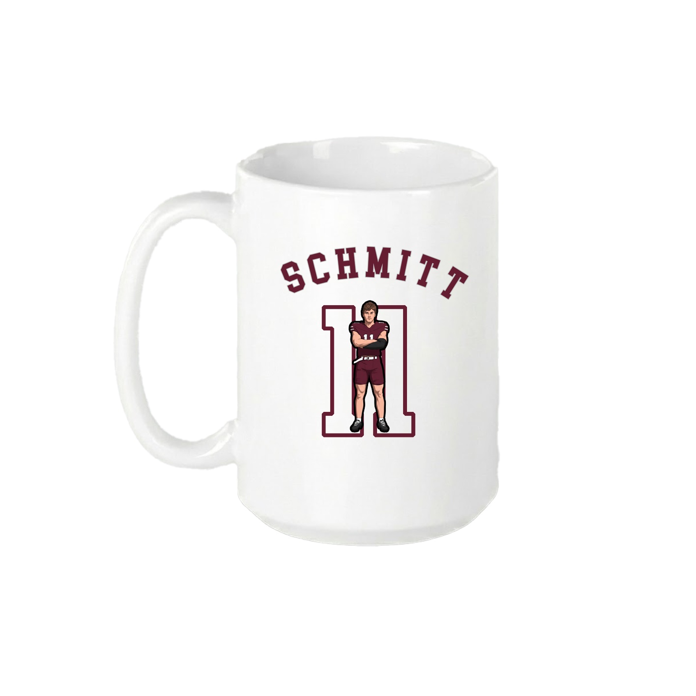 15oz Coffee Mug — Shirsey Arch in White