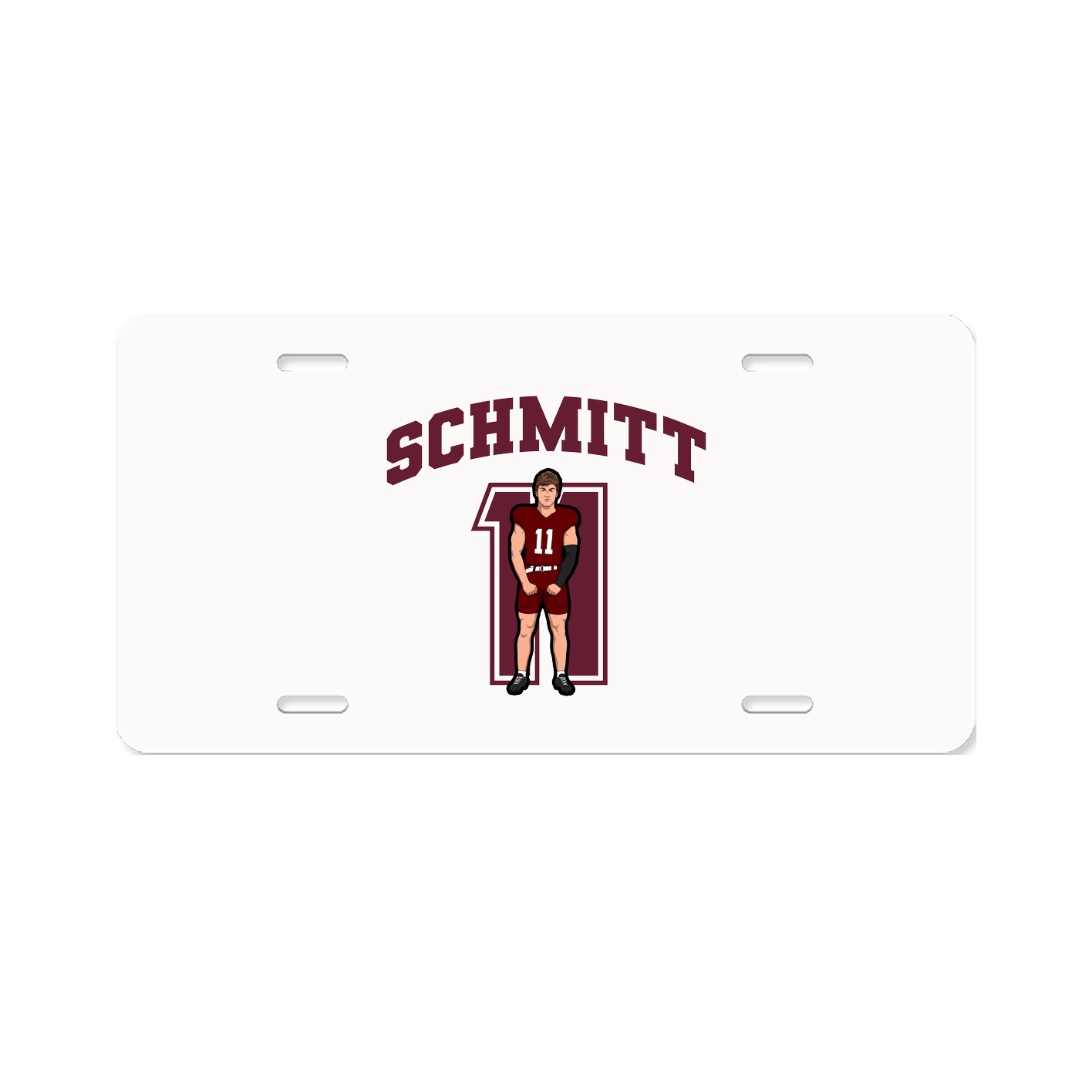 License Plate — Number in Classic