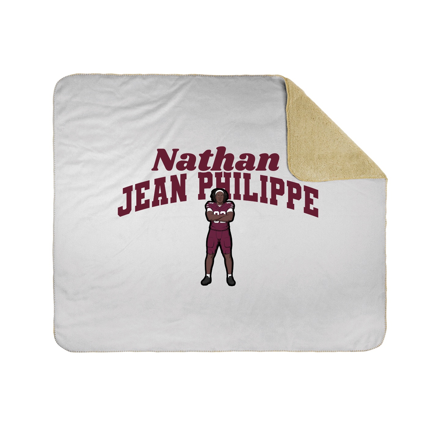 Throw Blanket — Signature Arch in White