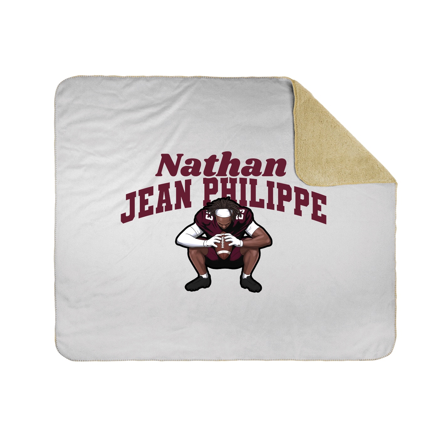 Throw Blanket — Signature Arch in White