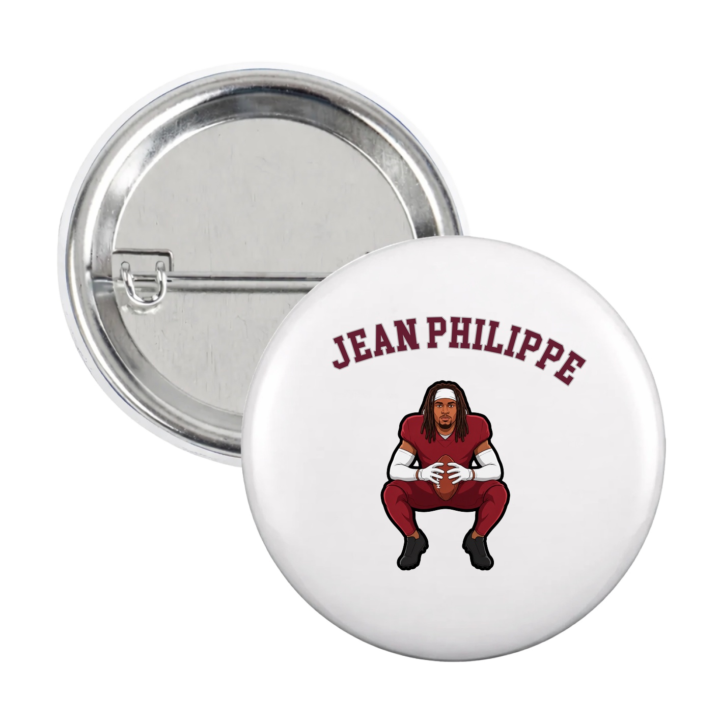 Game Day Button — Shirsey Arch in White