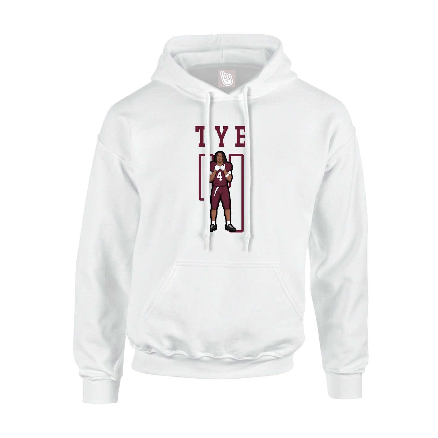 Youth Hoodie — Shirsey in White