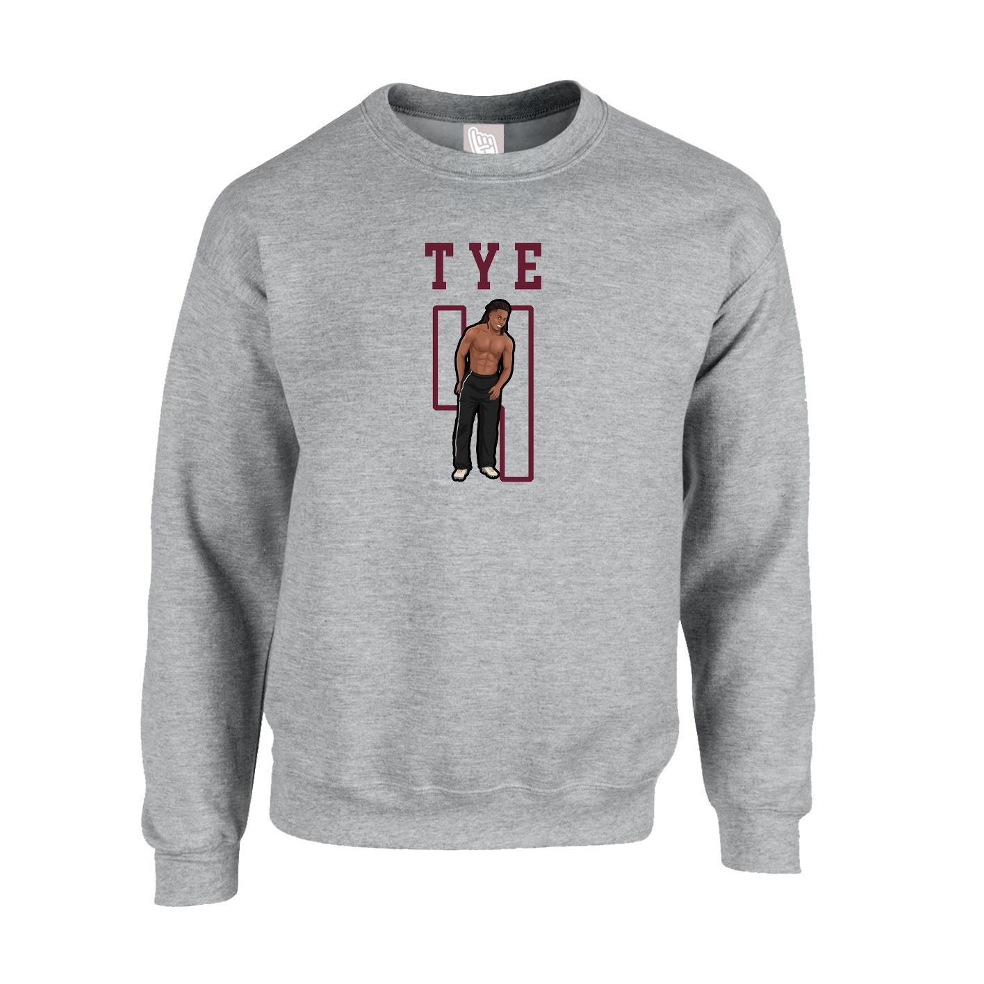 Fleece Crew — Shirsey in Grey