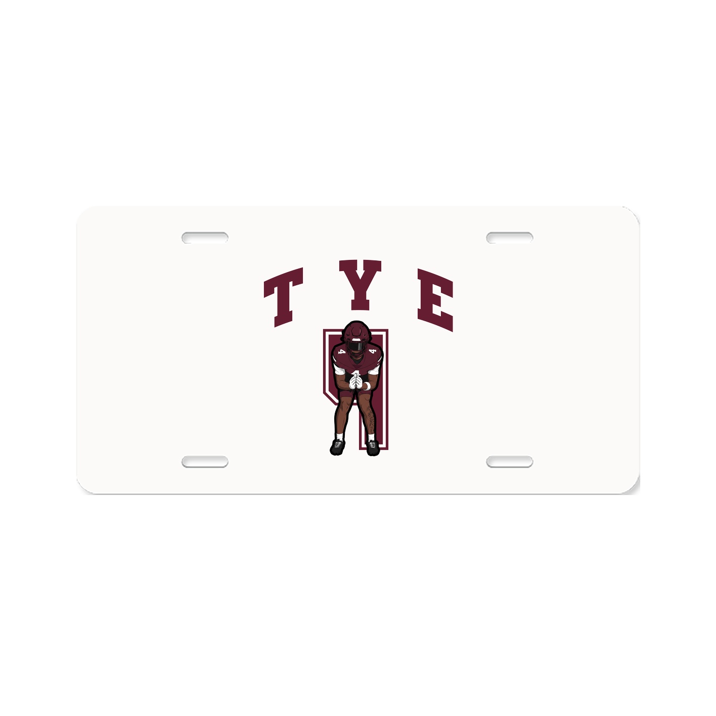 License Plate — Number in Classic