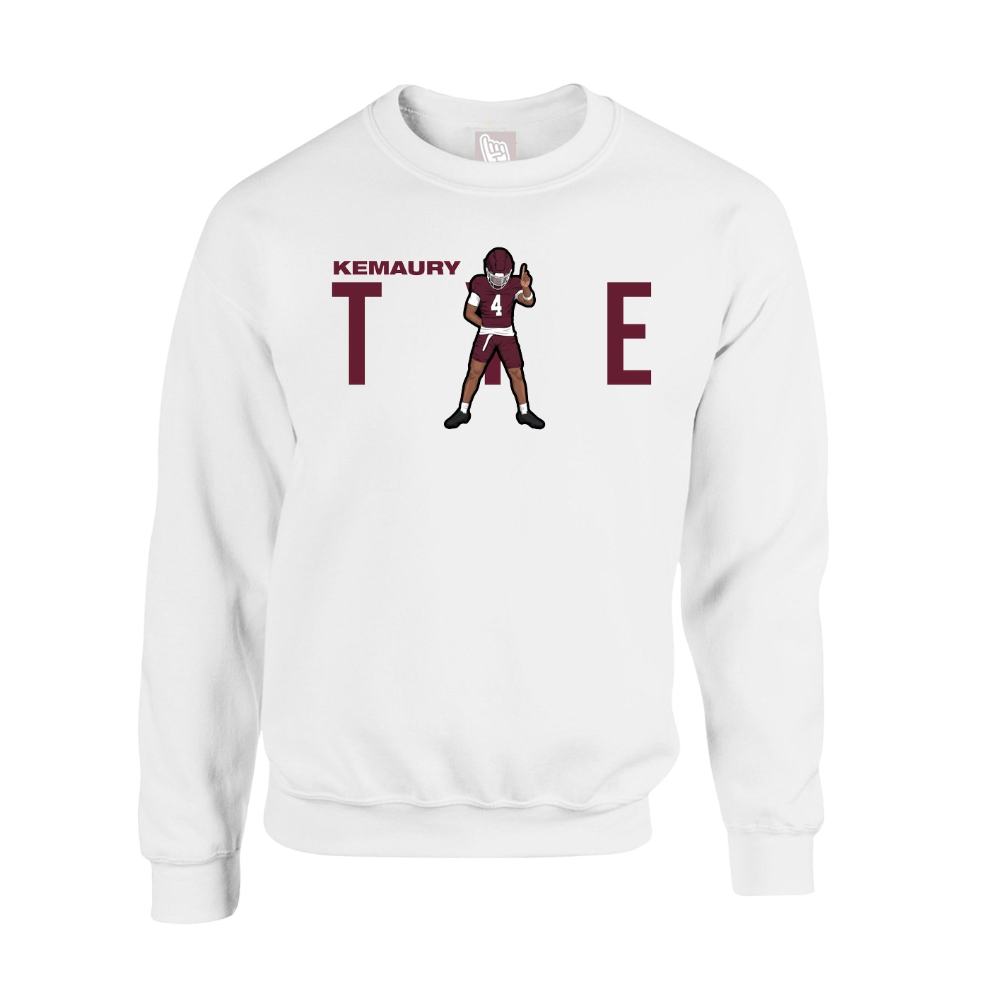 Fleece Crew — Player Name in White