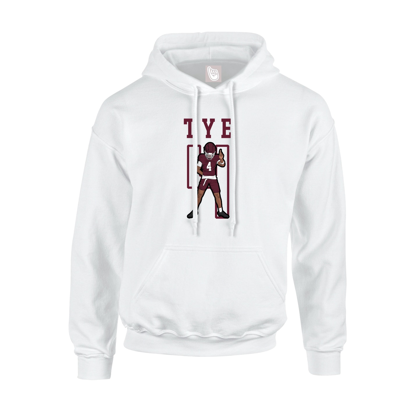 Hoodie — Shirsey in White