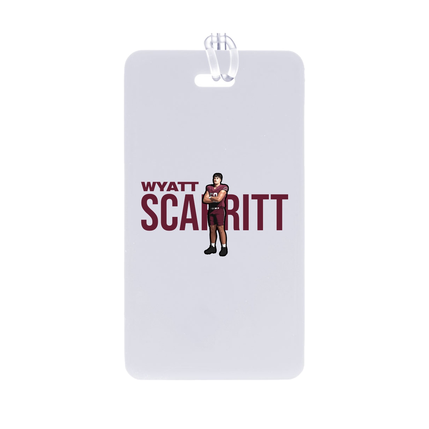 Bag Tag — Player Name in Classic
