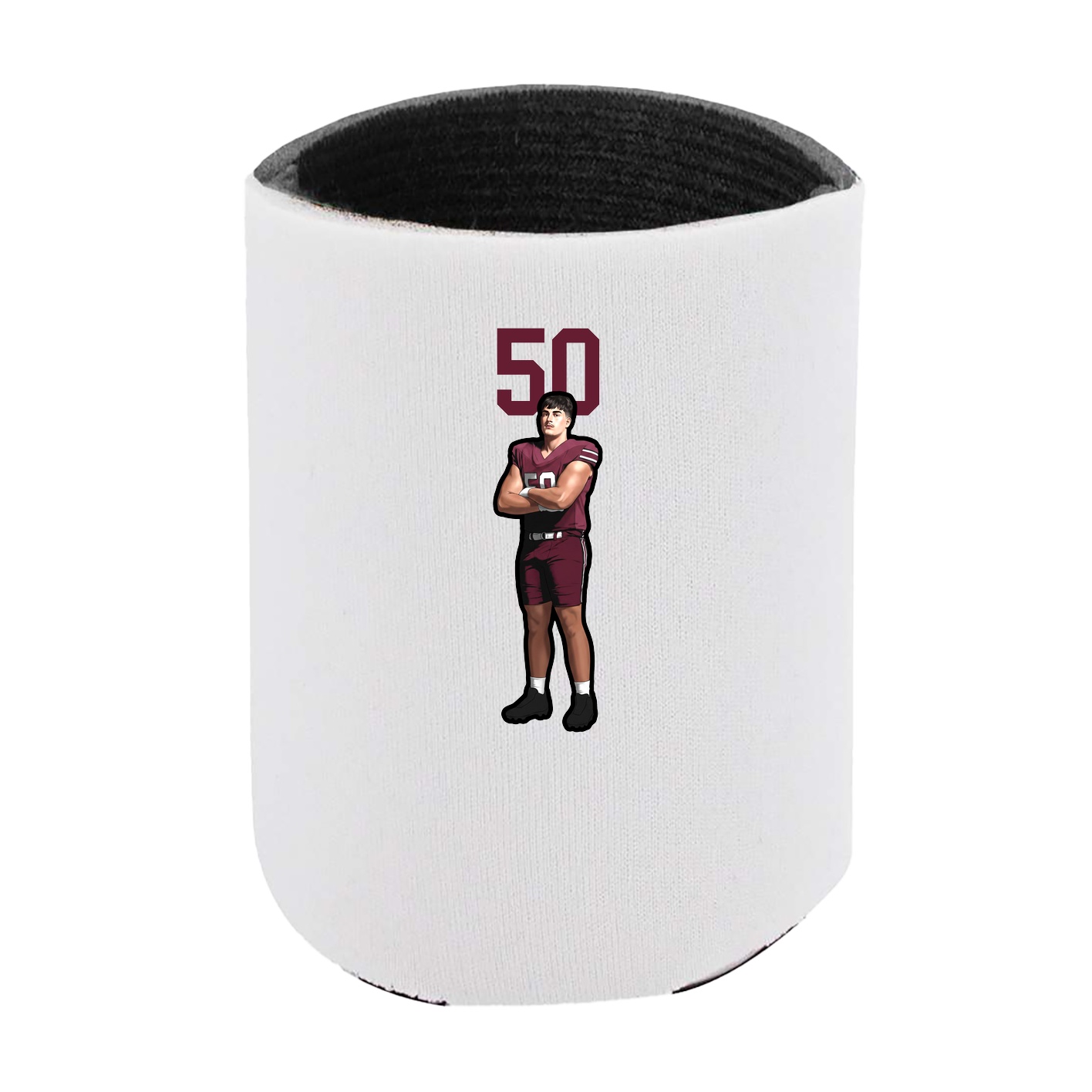 Can Holder — Number Top in White