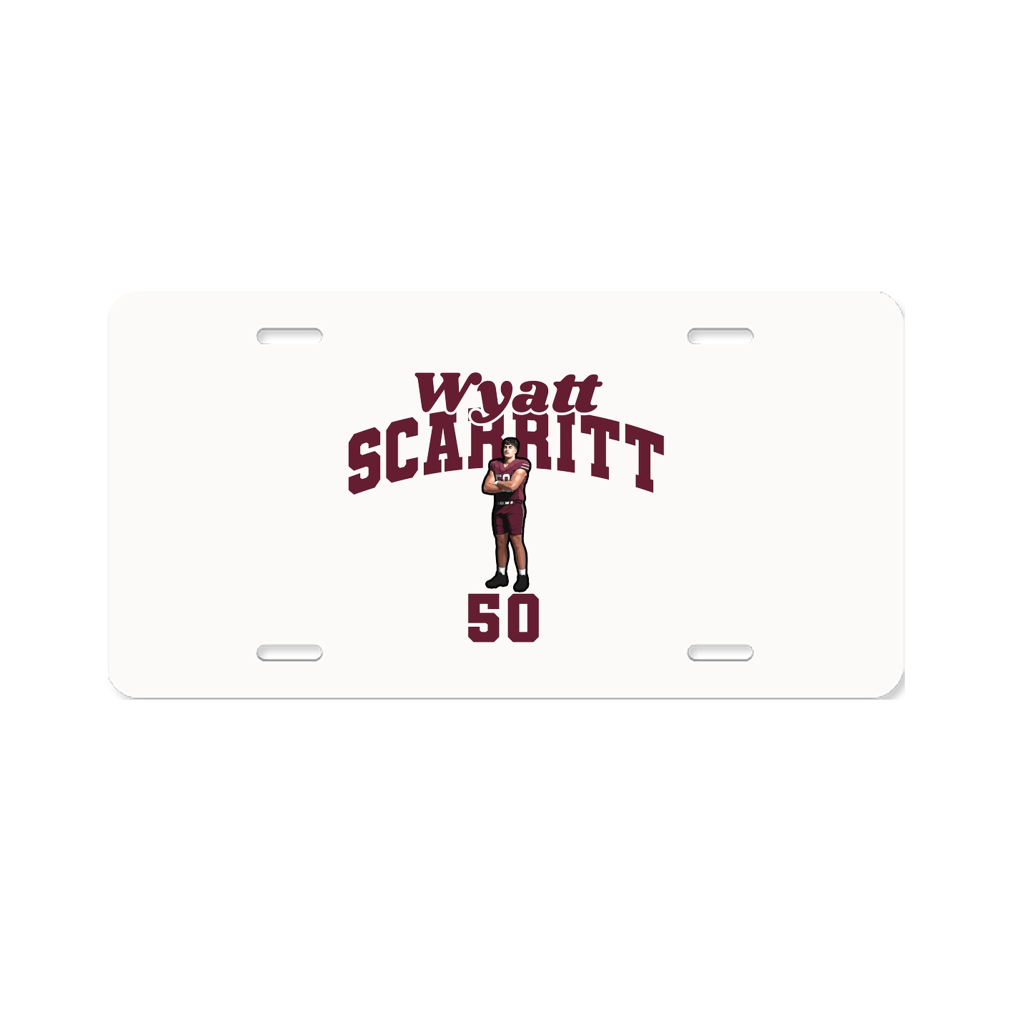 License Plate — Signature Arch in Classic