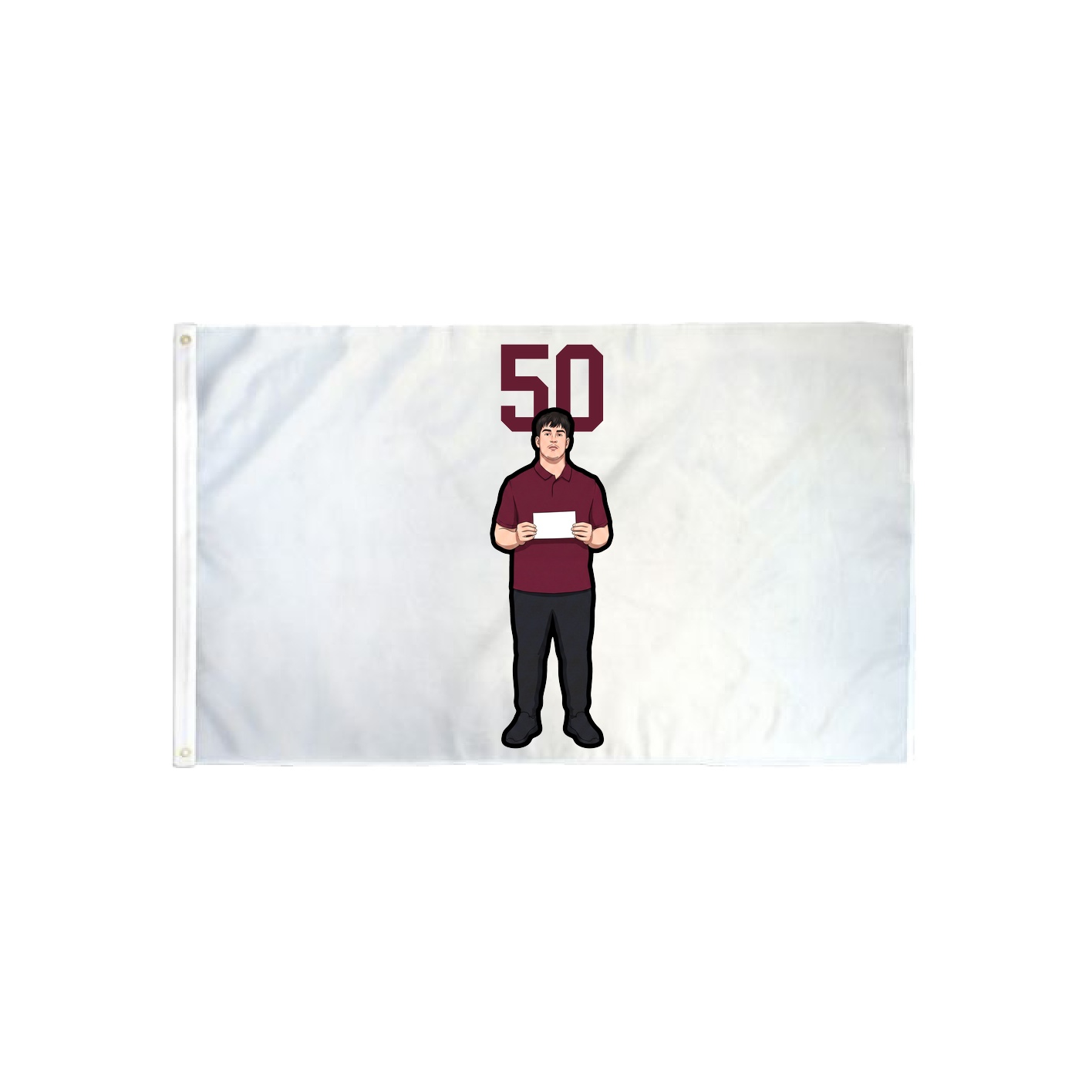 3x5 Flag — Number Top in Classic