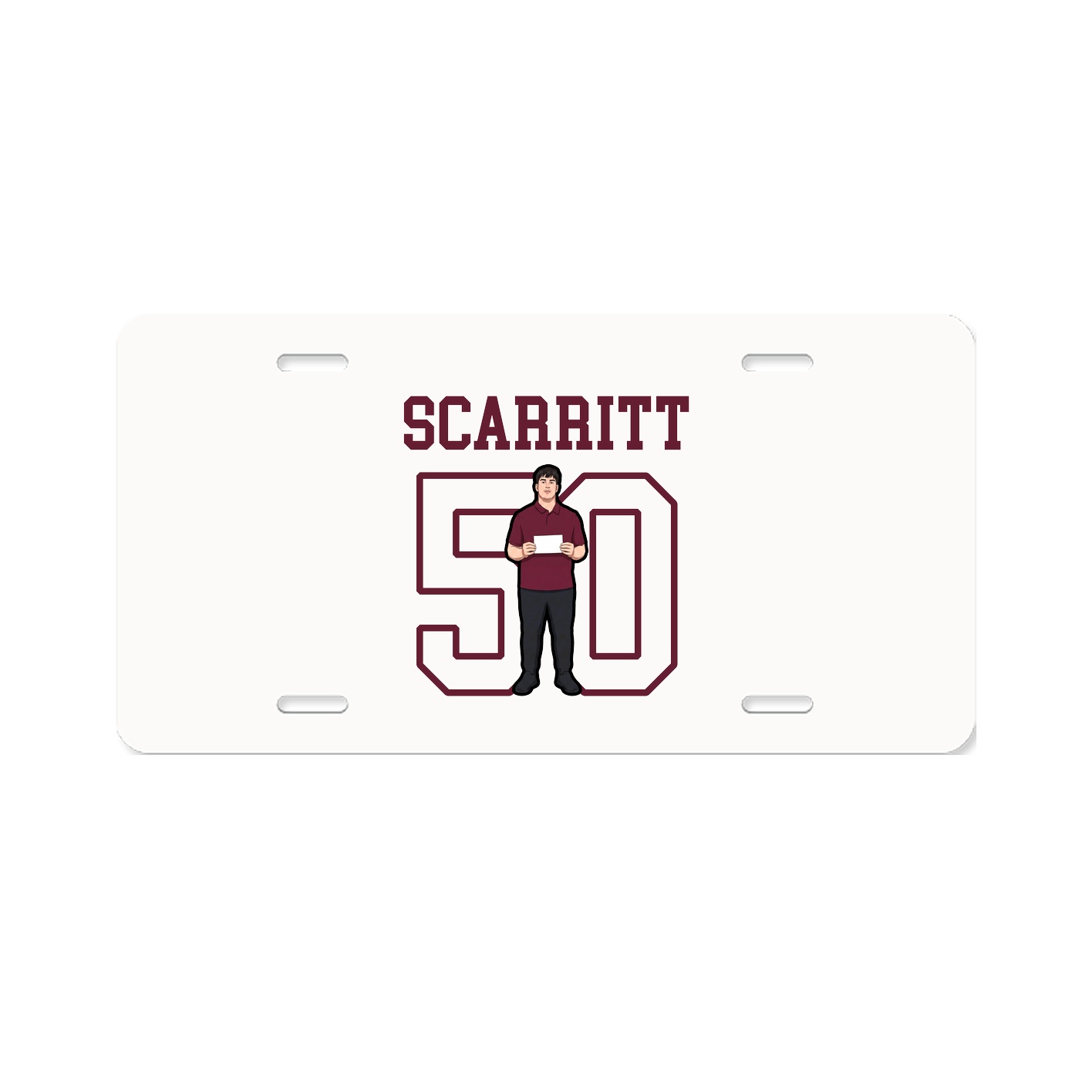 License Plate — Shirsey in Classic