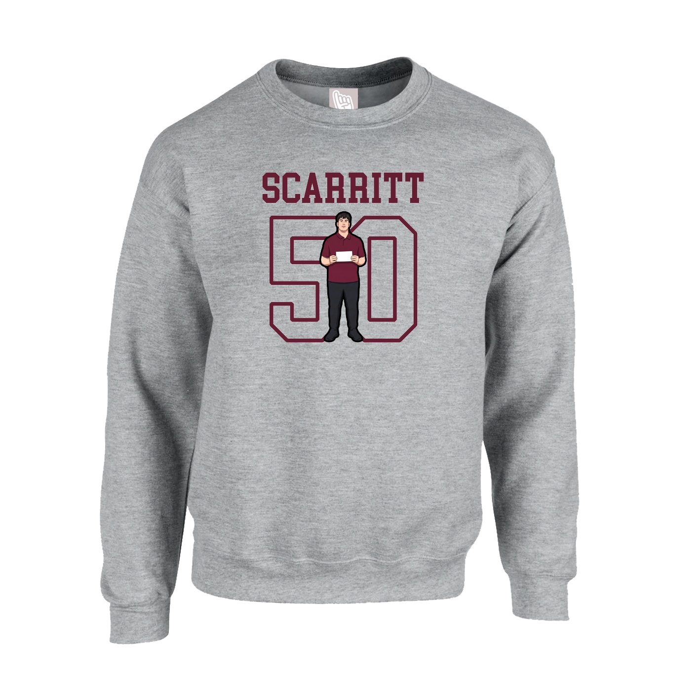 Fleece Crew — Shirsey in Grey