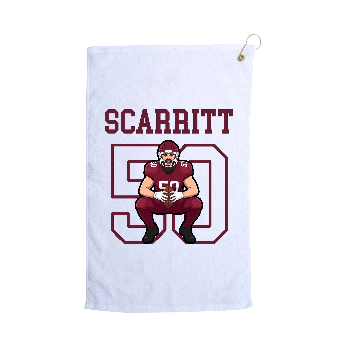 Golf Towel — Shirsey in White