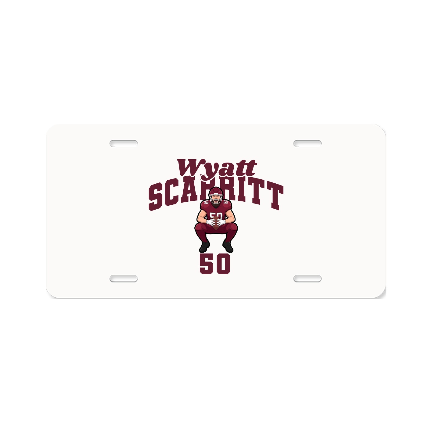 License Plate — Signature Arch in Classic