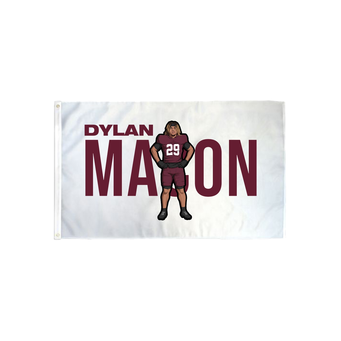 3x5 Flag — Player Name in Classic
