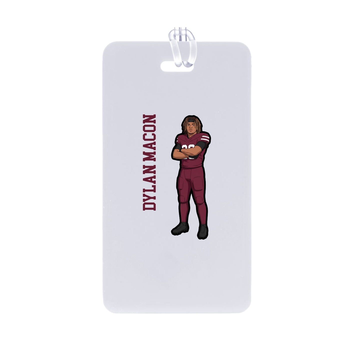 Bag Tag — Name Vertical in Classic