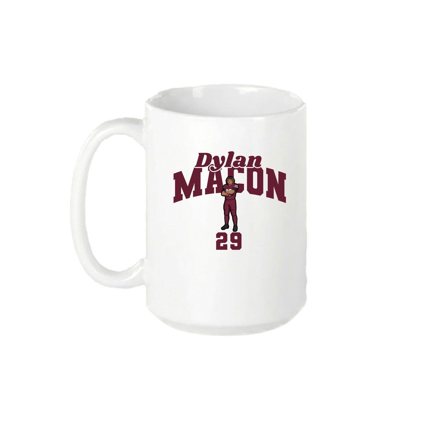 15oz Coffee Mug — Signature Arch in White