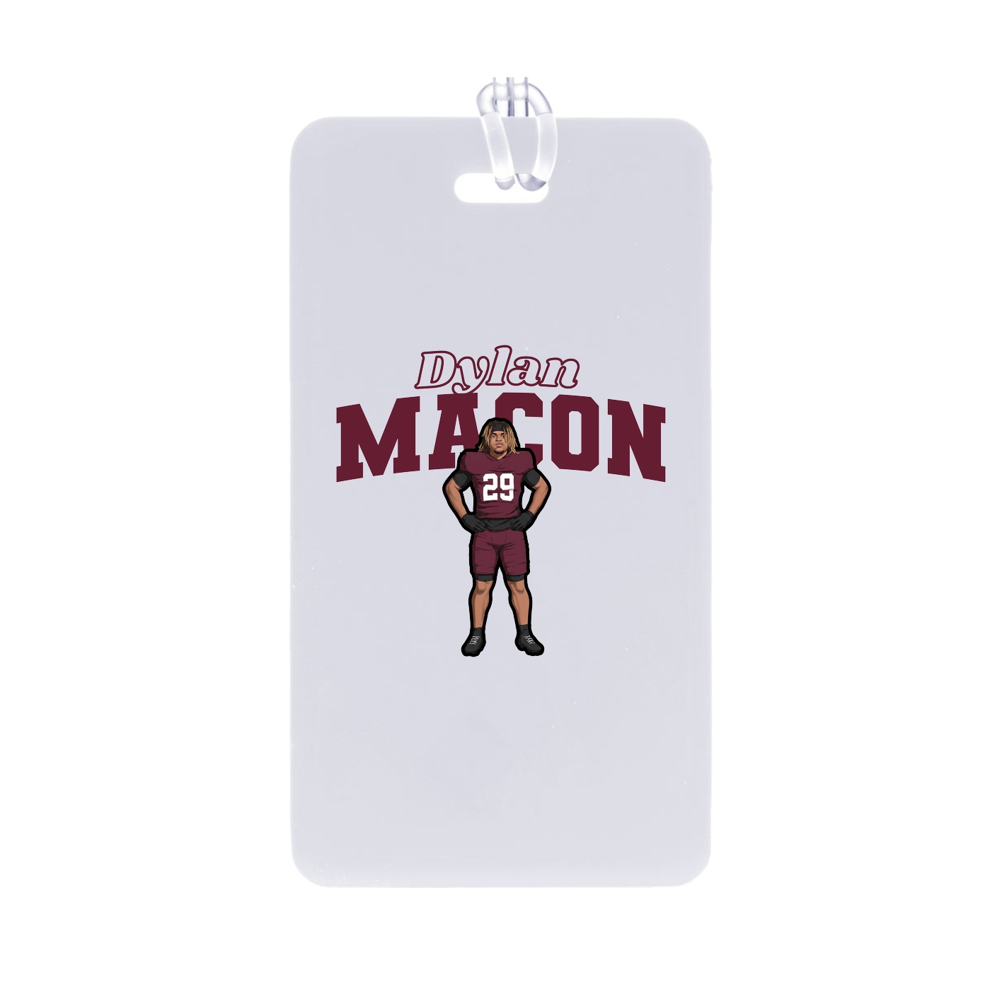 Bag Tag — Name Arch in Classic