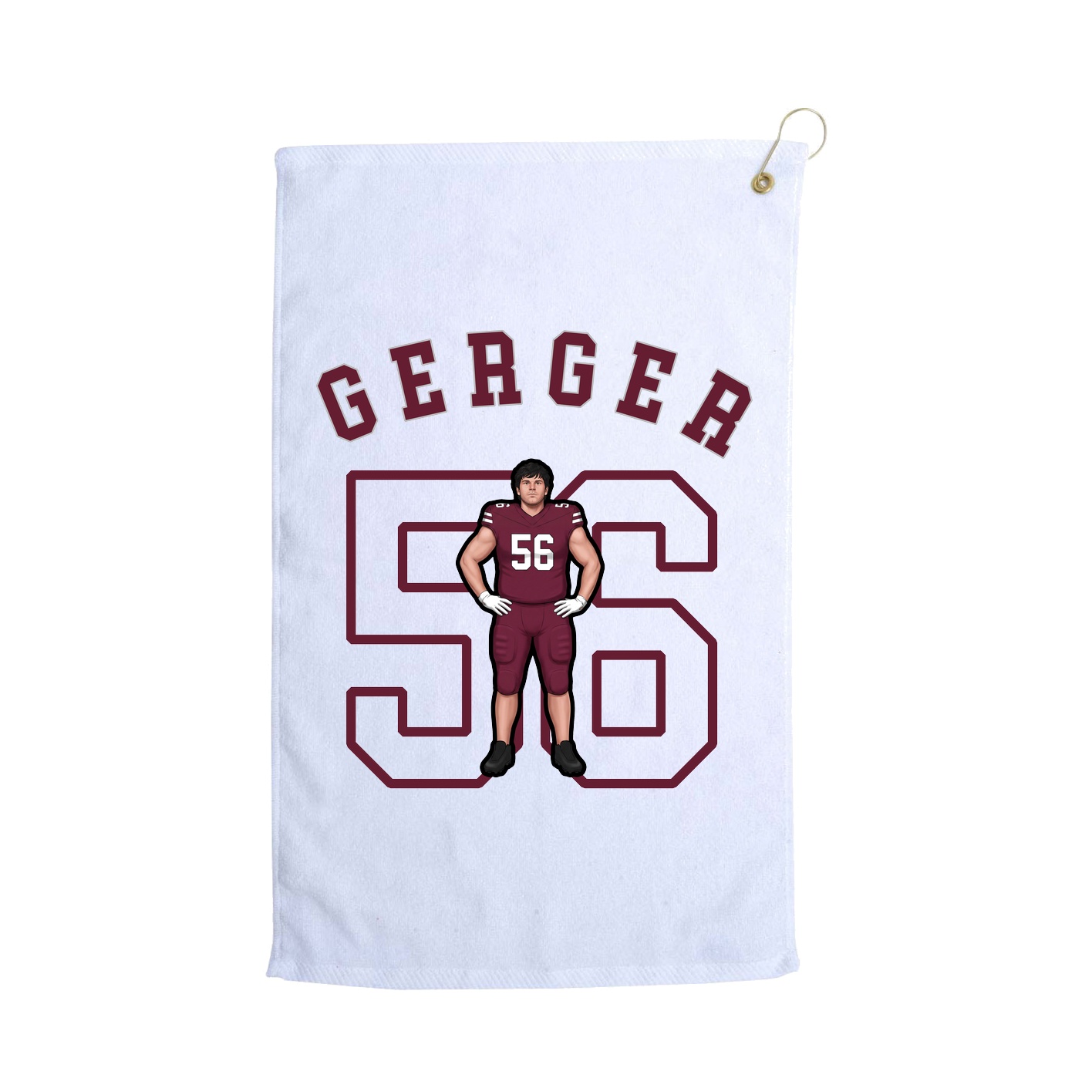 Golf Towel — Shirsey Arch in White