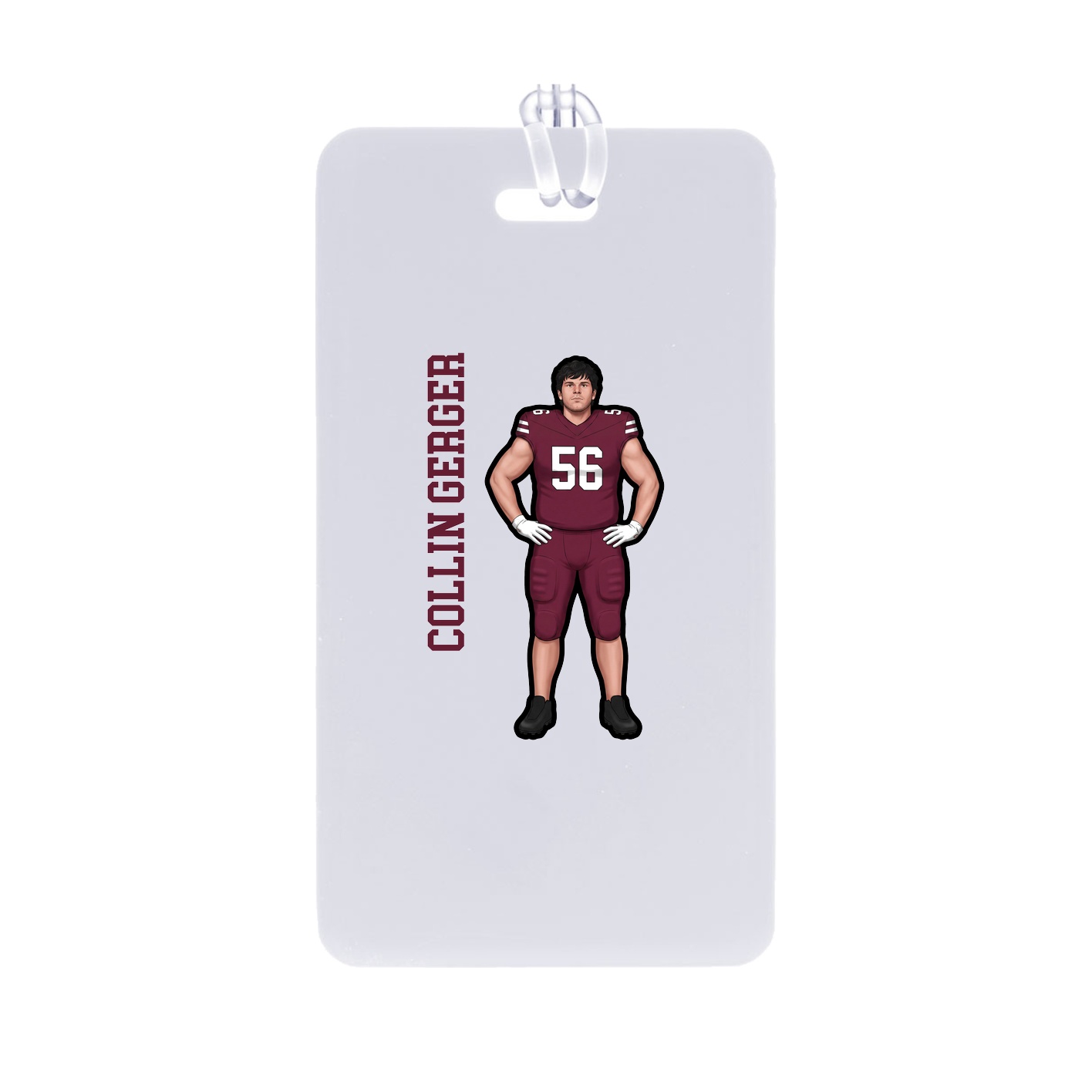 Bag Tag — Name Vertical in Classic