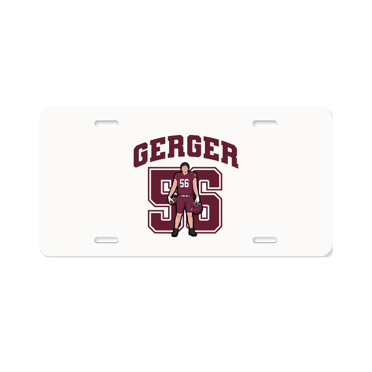 License Plate — Number in Classic