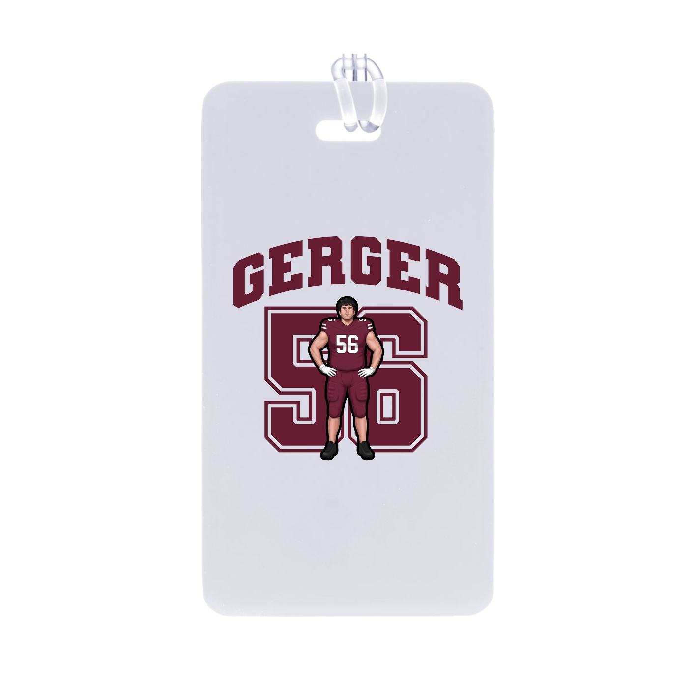 Bag Tag — Number in Classic