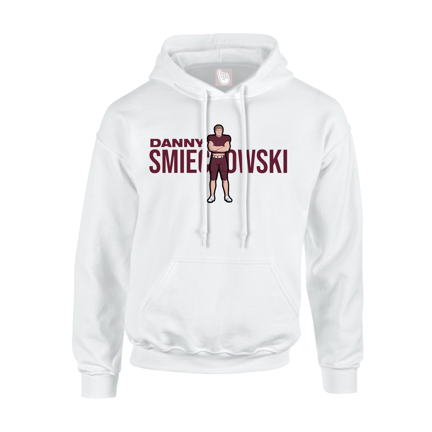 Youth Hoodie — Player Name in White